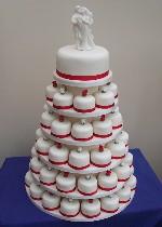 Round Mini Wedding Cakes Ref SD018