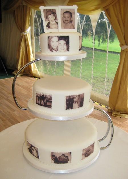 Contemporary Photo Cake Ref IC062