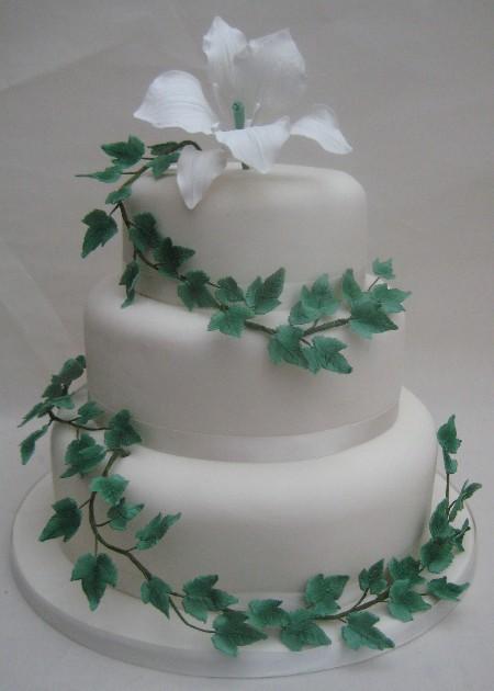 Ivy and Lily Wedding Cake Ref IC083