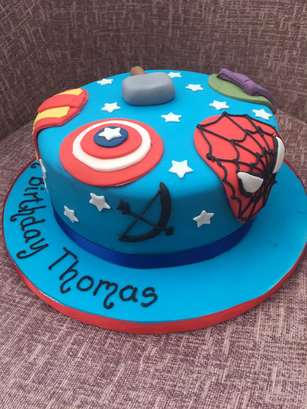 Superheroes Cake
