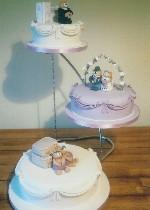 Teddy Bear Wedding Cake Ref SD011